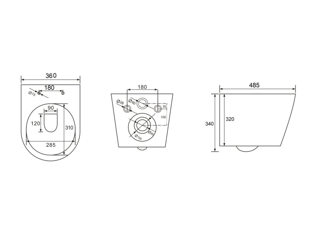 Унитаз AV Engineering Alca X (Tornado смыв) - фото3