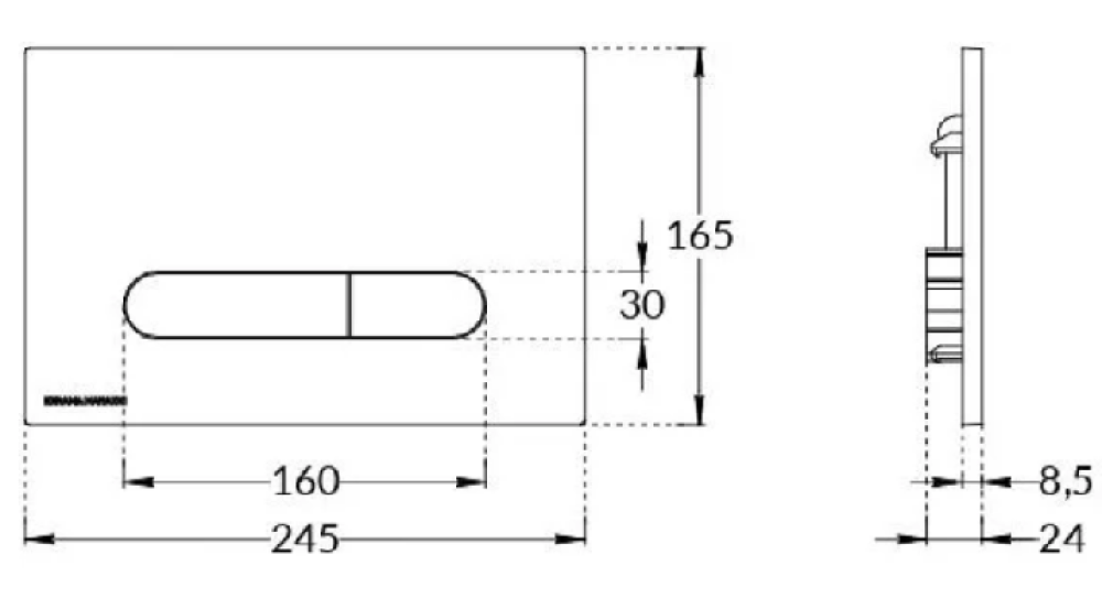 Инсталляция для унитаза KERAMA MARAZZI с кнопкой FP.PRO.CR - фото4
