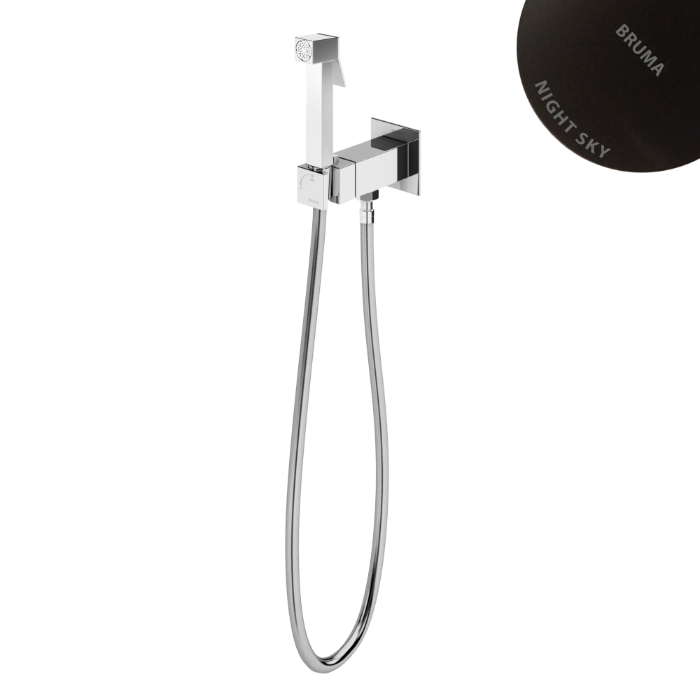 Гигиенический смеситель Bruma Quadra 145 110 9CR Night Sky - фото