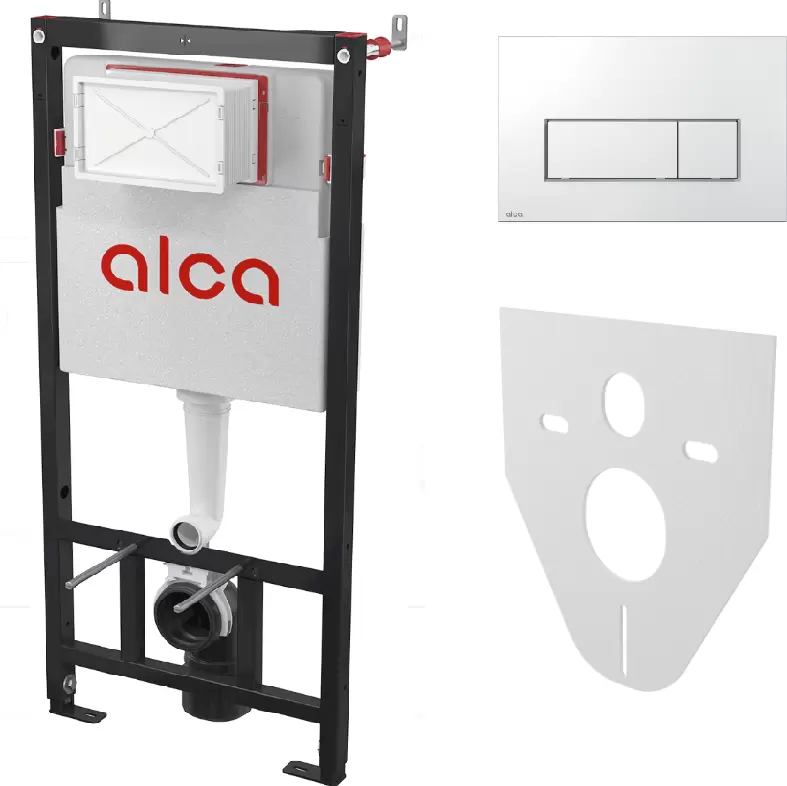 Инсталляция для унитаза Alcaplast AM101/1120 с кнопкой M570- фото