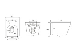 Унитаз AV Engineering Alca X Plus (Tornado смыв)- фото3