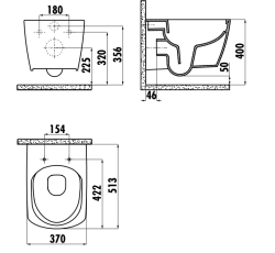 Унитаз Creavit Elegant с интегрированной функцией биде- фото2