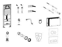 Инсталляция для унитаза AV Engineering с кнопкой 311- фото5