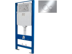 Инсталляция для унитаза AV Engineering с кнопкой 301- фото