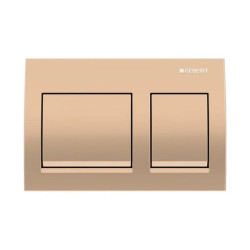 Инсталляция для унитаза Geberit Alpha с кнопкой Geberit Alpha 35 красное золото- фото2